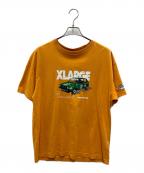 X-LARGEエクストララージ）の古着「半袖カットソー」｜オレンジ