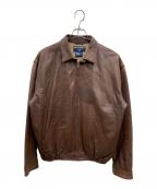 POLO SPORTポロスポーツ）の古着「レザージャケット」｜ブラウン