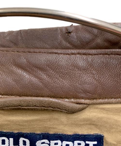 POLO SPORT（ポロスポーツ）POLO SPORT (ポロスポーツ) レザージャケット ブラウン サイズ:不明の古着・服飾アイテム