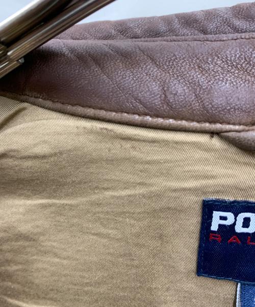 POLO SPORT（ポロスポーツ）POLO SPORT (ポロスポーツ) レザージャケット ブラウン サイズ:不明の古着・服飾アイテム