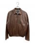 POLO SPORT（ポロスポーツ）の古着「レザージャケット」｜ブラウン