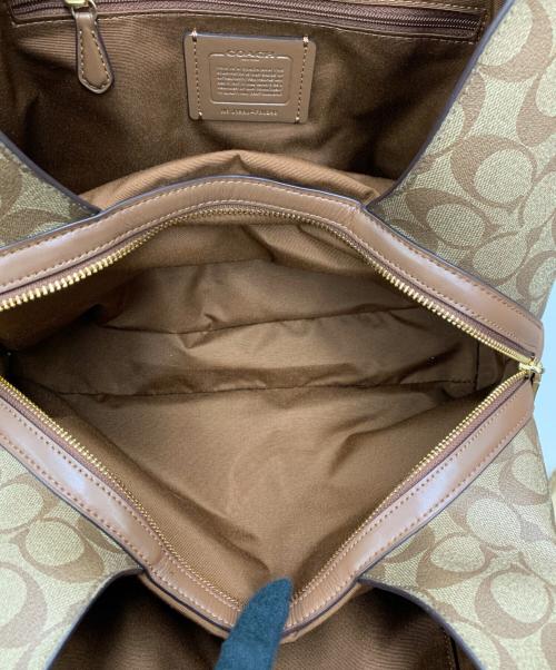 COACH（コーチ）COACH (コーチ) ハンドバッグ ベージュの古着・服飾アイテム