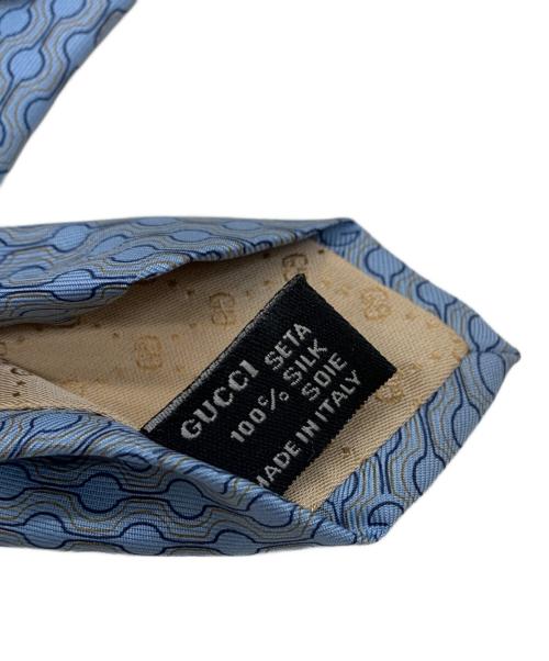 GUCCI（グッチ）GUCCI (グッチ) シルクネクタイ スカイブルー サイズ:ーの古着・服飾アイテム