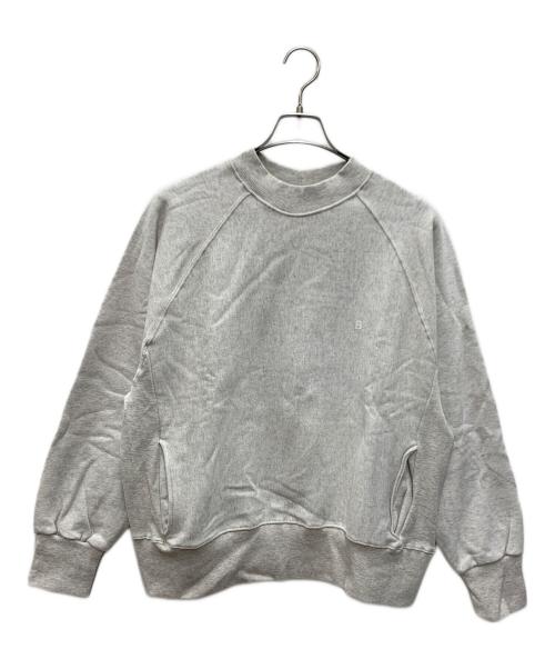 via j（ヴィアジェイ）via j (ヴィアジェイ) スウェット ライトグレー サイズ:38 未使用品の古着・服飾アイテム