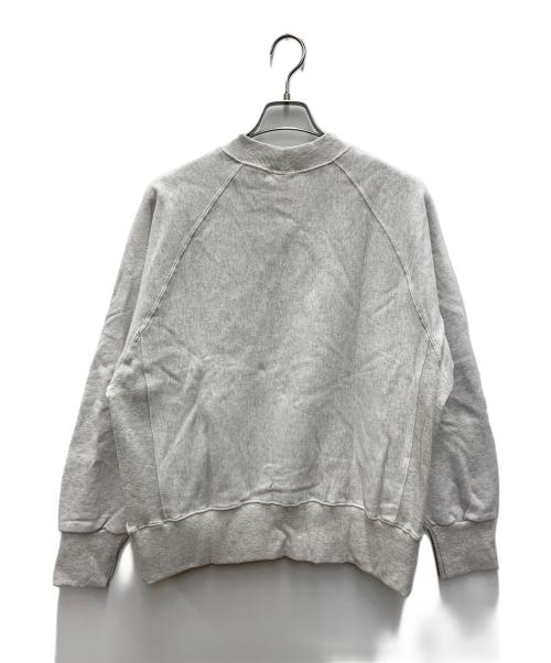 via j（ヴィアジェイ）via j (ヴィアジェイ) スウェット ライトグレー サイズ:38 未使用品の古着・服飾アイテム