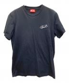 DIESELディーゼル）の古着「半袖カットソー」｜ブラック