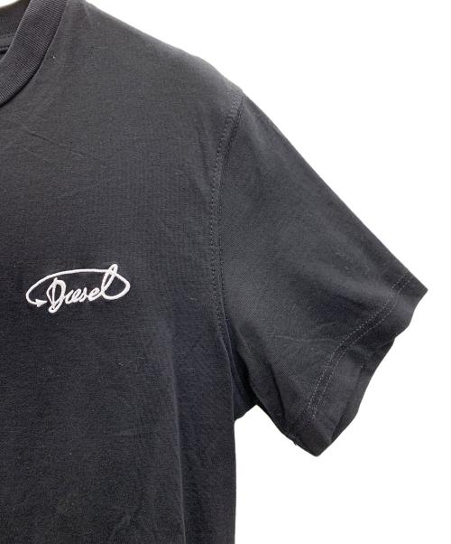 DIESEL（ディーゼル）DIESEL (ディーゼル) 半袖カットソー ブラック サイズ:Sの古着・服飾アイテム