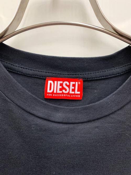DIESEL（ディーゼル）DIESEL (ディーゼル) 半袖カットソー ブラック サイズ:Sの古着・服飾アイテム