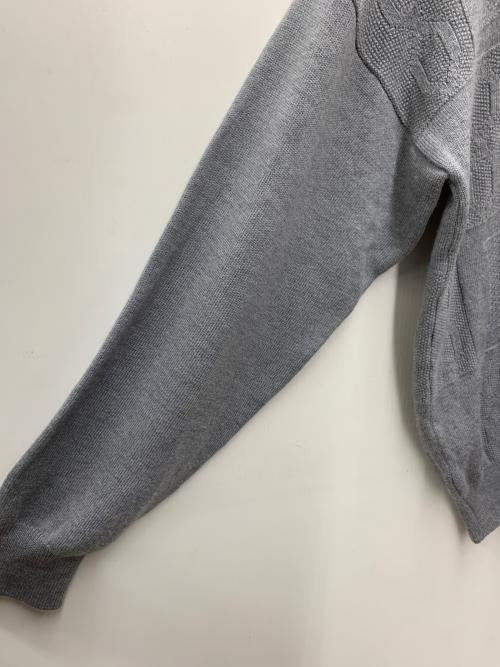 Burberry's（バーバリー）Burberry's (バーバリー) 厚手ニット グレー サイズ:LYの古着・服飾アイテム