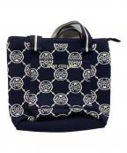 ANNE COQUINEアンコキーヌ）の古着「トートバッグ」｜ネイビー×ホワイト