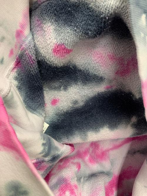 JOYRICH（ジョイリッチ）JOYRICH (ジョイリッチ) プルオーバーパーカー グレー×ピンク サイズ:Lの古着・服飾アイテム