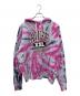 JOYRICH（ジョイリッチ）の古着「プルオーバーパーカー」｜グレー×ピンク