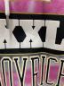 中古・古着 JOYRICH (ジョイリッチ) プルオーバーパーカー グレー×ピンク サイズ:L：5000円