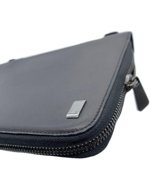 dunhill（ダンヒル）dunhill (ダンヒル) セカンドバッグ ブラックの古着・服飾アイテム