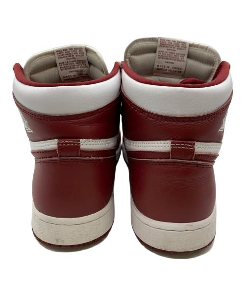 NIKE（ナイキ）NIKE (ナイキ) AIR JORDAN1 レッド×ホワイト サイズ:27の古着・服飾アイテム