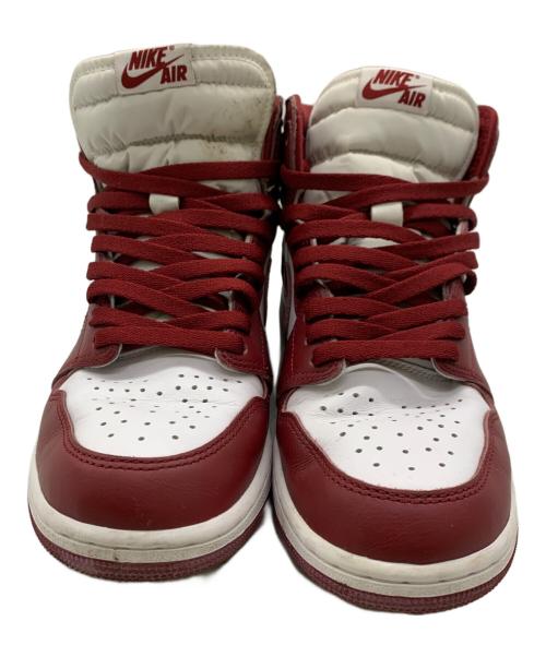 NIKE（ナイキ）NIKE (ナイキ) AIR JORDAN1 レッド×ホワイト サイズ:27の古着・服飾アイテム