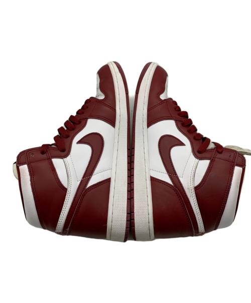 NIKE（ナイキ）NIKE (ナイキ) AIR JORDAN1 レッド×ホワイト サイズ:27の古着・服飾アイテム