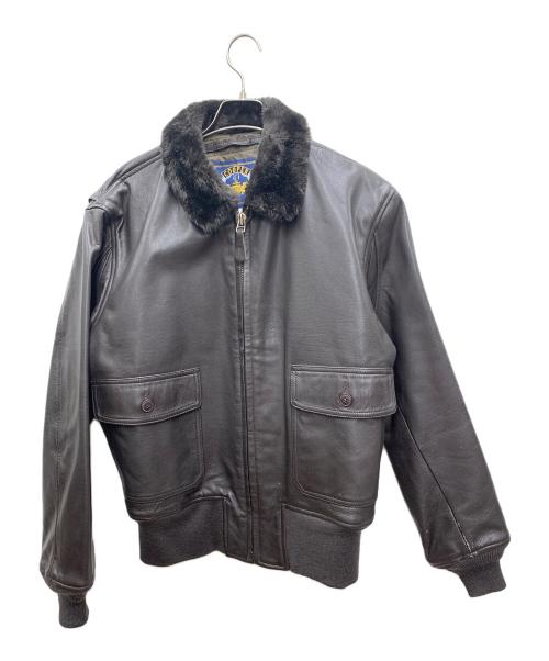 cooper（クーパー）COOPER (クーパー) G-1フライトジャケット ブラウン サイズ:42Rの古着・服飾アイテム