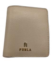 FURLA（フルラ）の古着「2つ折り財布」｜ベージュ