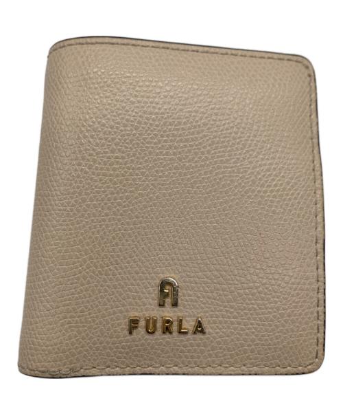 FURLA（フルラ）FURLA (フルラ) 2つ折り財布 ベージュの古着・服飾アイテム