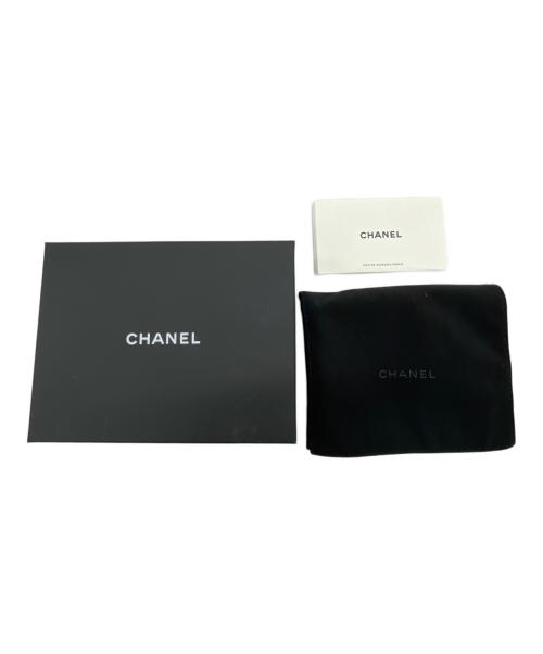 CHANEL（シャネル）CHANEL (シャネル) フラグメントケース　マトラッセ　キャビアスキン ピンクの古着・服飾アイテム