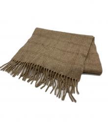 JOHNSTONS OF ELGIN（ジョンストンズオブエルガン）の古着「カシミヤマフラー」｜ベージュ