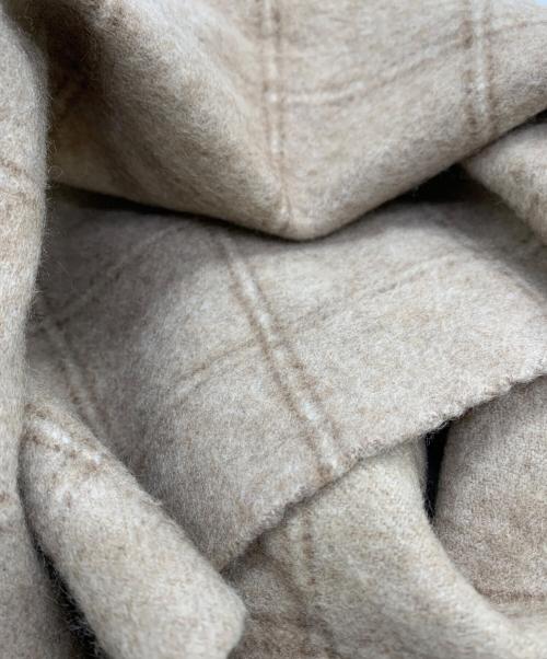 JOHNSTONS OF ELGIN（ジョンストンズオブエルガン）JOHNSTONS OF ELGIN (ジョンストンズオブエルガン) カシミヤマフラー ベージュの古着・服飾アイテム