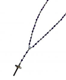 Enasoluna（エナソルーナ）の古着「ロザリオトップネックレス」｜パープル