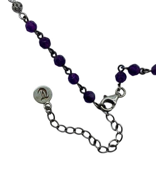 Enasoluna（エナソルーナ）Enasoluna (エナソルーナ) ロザリオトップネックレス パープルの古着・服飾アイテム