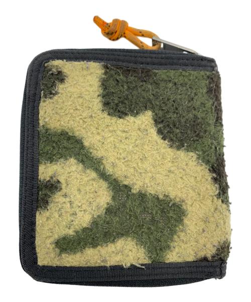 DIESEL（ディーゼル）DIESEL (ディーゼル) 2つ折り財布 カーキ×オレンジの古着・服飾アイテム