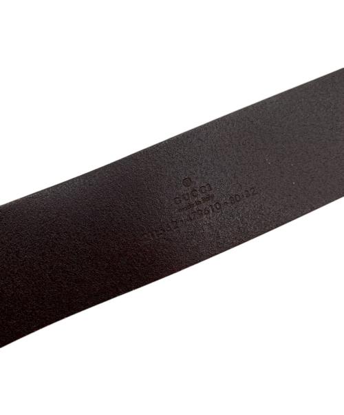 GUCCI（グッチ）GUCCI (グッチ) レザーベルト ブラウンの古着・服飾アイテム