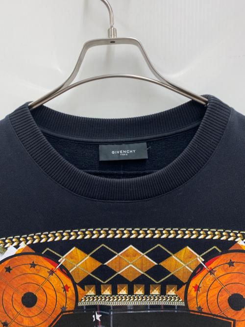 GIVENCHY（ジバンシィ）GIVENCHY (ジバンシィ) クルーネックスウェット ブラック サイズ:Lの古着・服飾アイテム