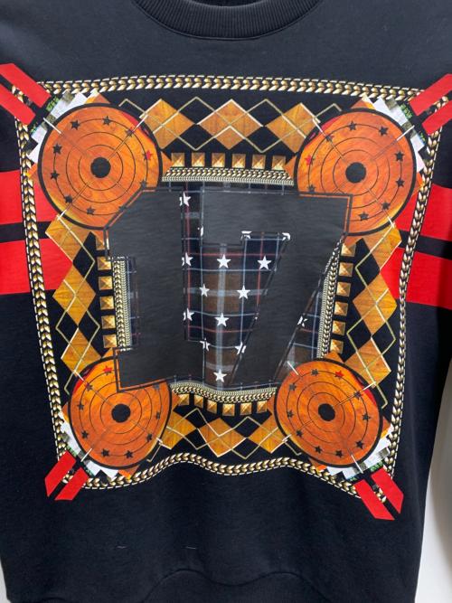 GIVENCHY（ジバンシィ）GIVENCHY (ジバンシィ) クルーネックスウェット ブラック サイズ:Lの古着・服飾アイテム