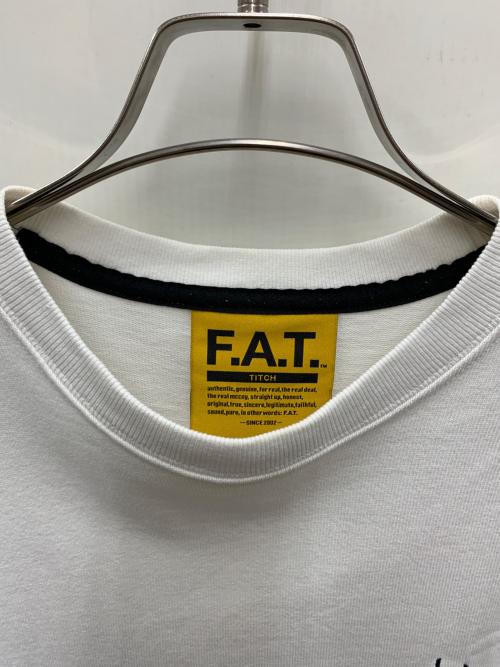 FAT（エフエーティー）FAT (エフエーティー) 2PAC (2パック) 半袖カットソー ホワイト サイズ:Freeの古着・服飾アイテム