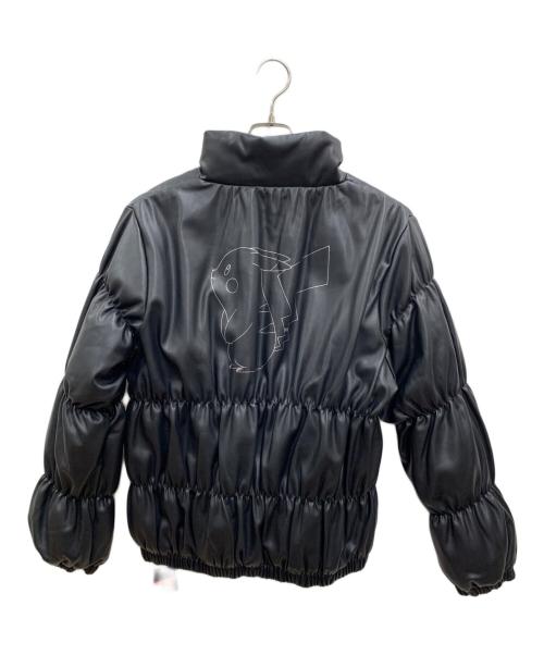 JEANASIS（ジーナシス）JEANASIS (ジーナシス) pokemon (ポケモン) レザージャケット ブラック サイズ:FREE 未使用品の古着・服飾アイテム