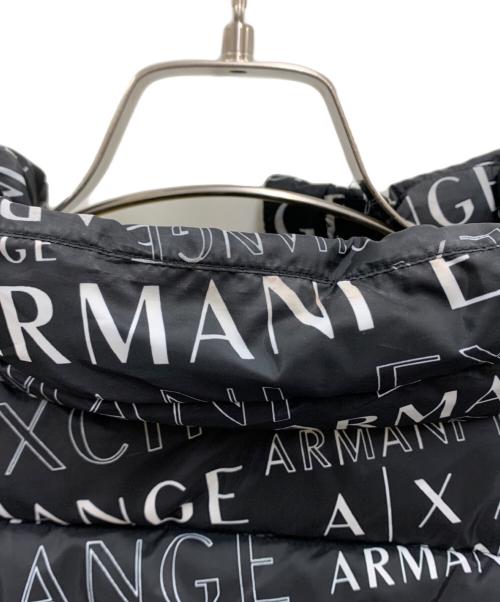 ARMANI EXCHANGE（アルマーニ エクスチェンジ）ARMANI EXCHANGE (アルマーニ エクスチェンジ) ダウンジャケット ブラック×イエロー サイズ:Sの古着・服飾アイテム
