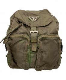 PRADA（プラダ）の古着「ナイロンリュック」｜オリーブ