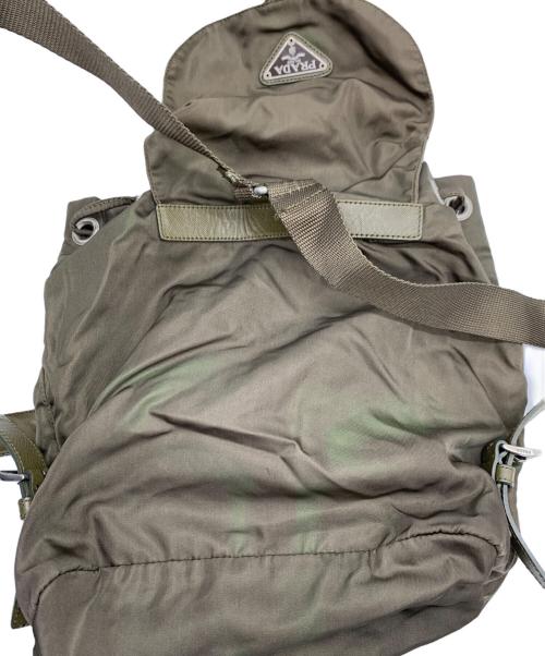 PRADA（プラダ）PRADA (プラダ) ナイロンリュック オリーブの古着・服飾アイテム