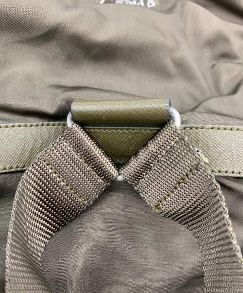 PRADA（プラダ）PRADA (プラダ) ナイロンリュック オリーブの古着・服飾アイテム