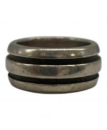 TIFFANY & Co.（ティファニー アンド コー）の古着「グルーブドダブルラインリング」｜シルバー