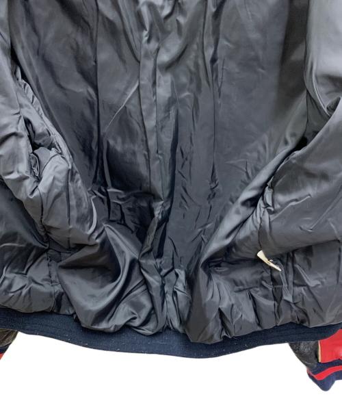 MAZIAR LEATHER GALLERY（マジア・レザー・ギャラリー）MAZIAR LEATHER GALLERY (マジア・レザー・ギャラリー) レザージャケット ブラック×レッド サイズ:Mの古着・服飾アイテム