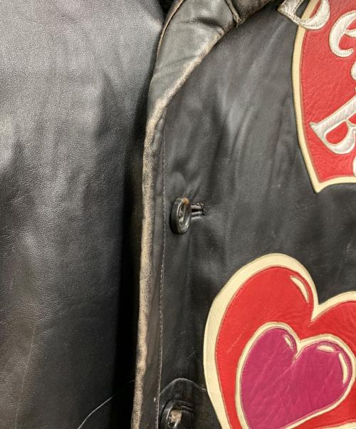 BETTY BOOP（ベティー・ブープ）BETTY BOOP (ベティー・ブープ) レザーコート ブラック サイズ:不明の古着・服飾アイテム