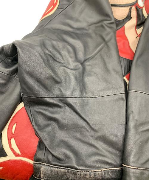 BETTY BOOP（ベティー・ブープ）BETTY BOOP (ベティー・ブープ) レザーコート ブラック サイズ:不明の古着・服飾アイテム