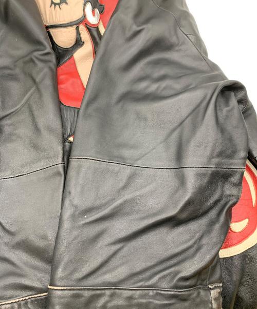 BETTY BOOP（ベティー・ブープ）BETTY BOOP (ベティー・ブープ) レザーコート ブラック サイズ:不明の古着・服飾アイテム