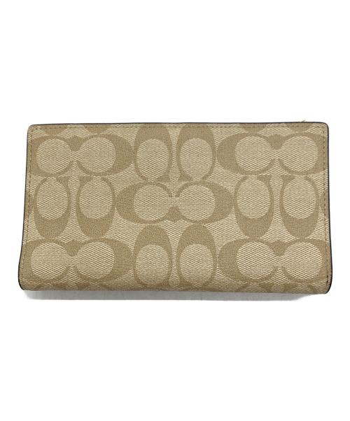 COACH（コーチ）COACH (コーチ) 長財布 ベージュの古着・服飾アイテム