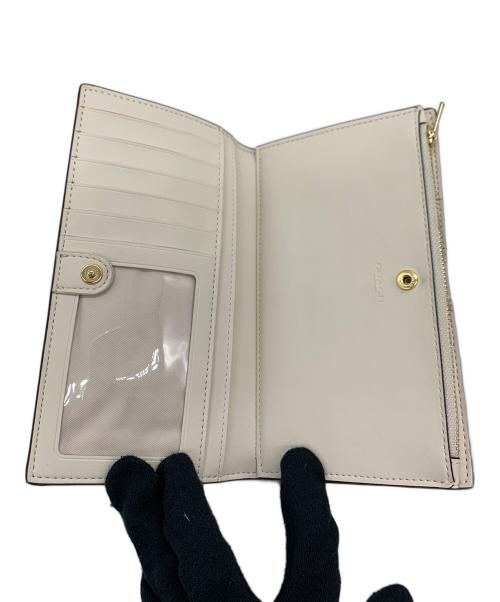 COACH（コーチ）COACH (コーチ) 長財布 ベージュの古着・服飾アイテム