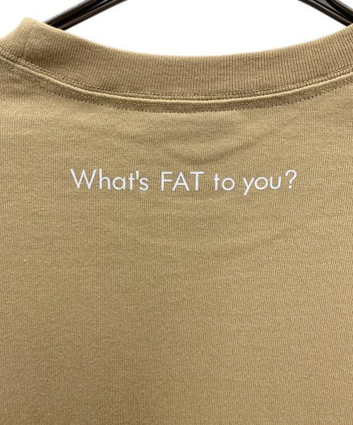 FAT（エフエーティー）FAT (エフエーティー) 半袖カットソー ベージュ サイズ:FREE 未使用品の古着・服飾アイテム