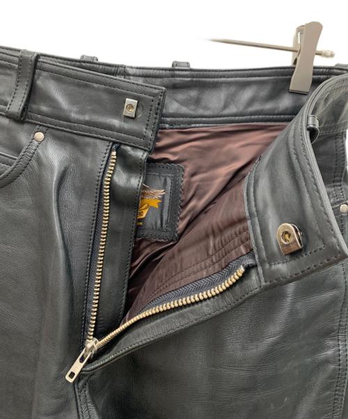 HARLEY-DAVIDSON（ハーレーダビッドソン）HARLEY-DAVIDSON (ハーレーダビッドソン) レザーパンツ ブラック サイズ:30の古着・服飾アイテム