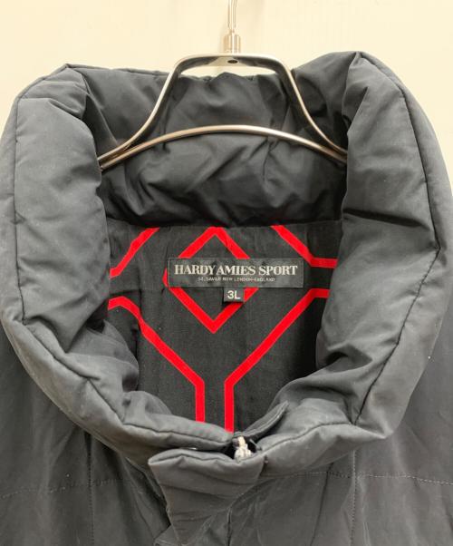 HARDY AMIES（ハーディ エイミス）HARDY AMIES (ハーディ エイミス) ダウンコート ブラック サイズ:3Lの古着・服飾アイテム
