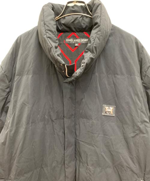 HARDY AMIES（ハーディ エイミス）HARDY AMIES (ハーディ エイミス) ダウンコート ブラック サイズ:3Lの古着・服飾アイテム